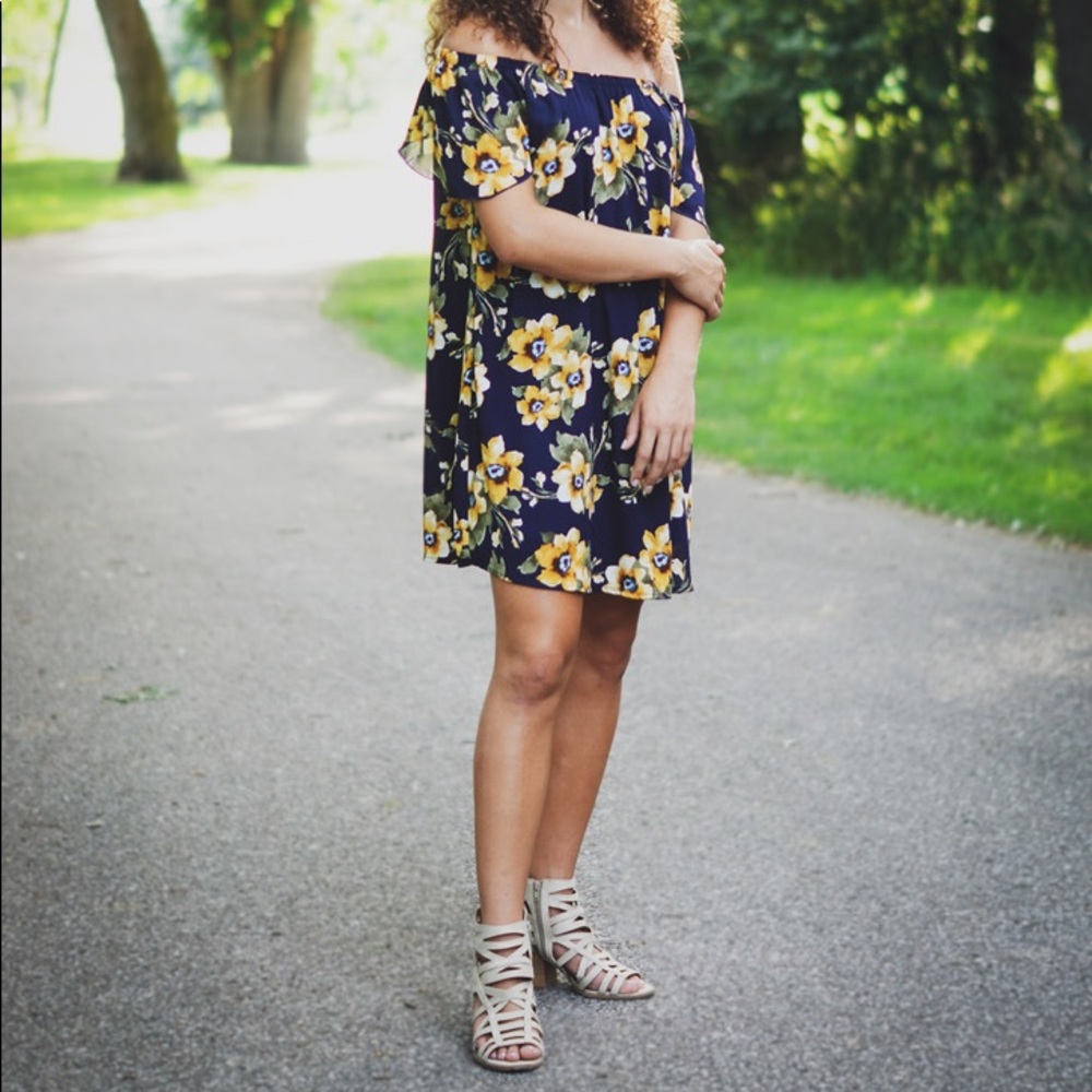 Off the shoulder dress